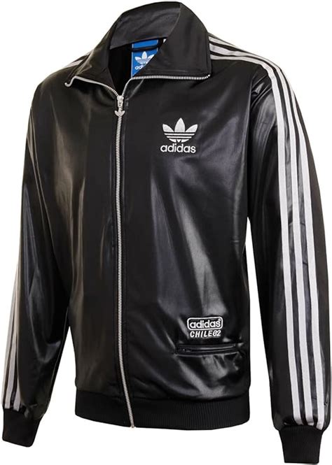 adidas chile 62 jacke schwarz weiß|Sweatshirt Jacke Bomberjacke adidas Chile 62 Schwarz/Weiß.